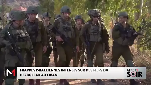 Frappes Israéliennes intenses sur des fiefs du Hezbollah au Liban