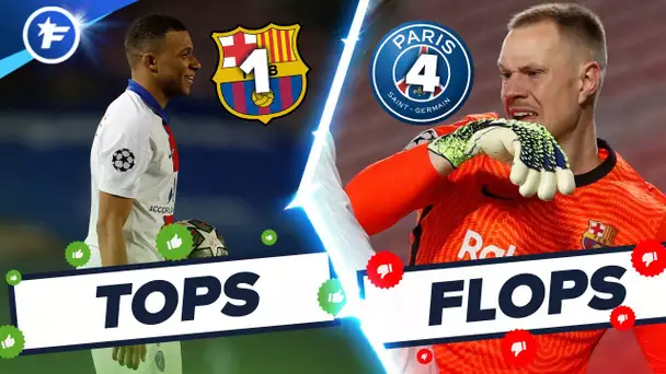 FC Barcelone-PSG (1-4) : Mbappé humilie le Barça, Ter Stegen à la rue | Tops et Flops