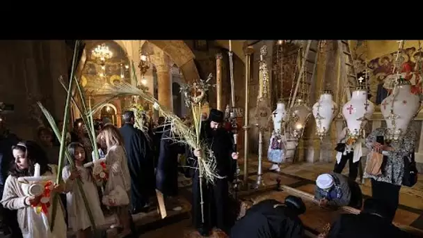 NoComment : célébrations de Pâques en l'église du Saint-Sépulcre à Jérusalem