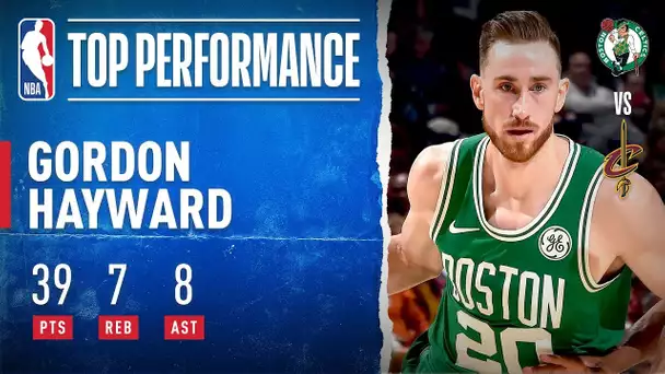 Gordon Hayward GOES OFF for CAREER-HIGH 39 PTS!!