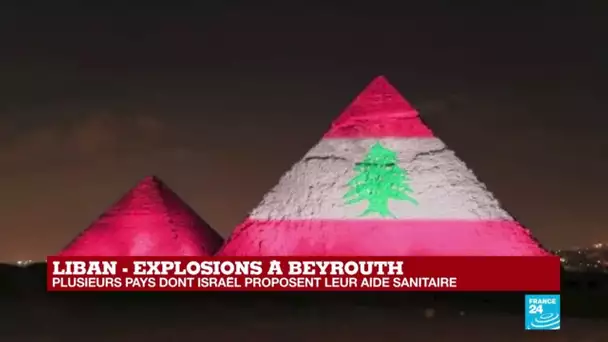 Explosions à Beyrouth : les messages de soutien se multiplient