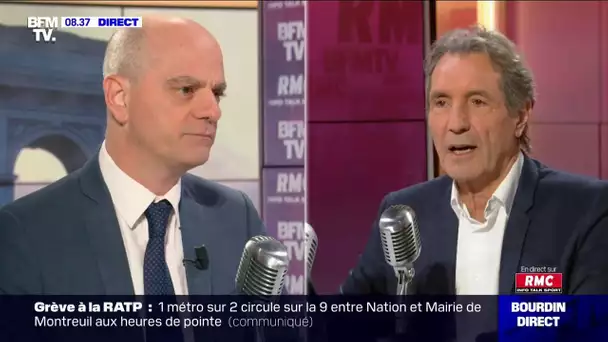 "On ne retirera pas la réforme, quoi qu'il arrive" prévient Jean-Michel Blanquer