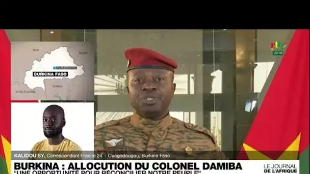 Le Burkina Faso a "plus que jamais besoin de ses partenaires", estime le colonel Damiba