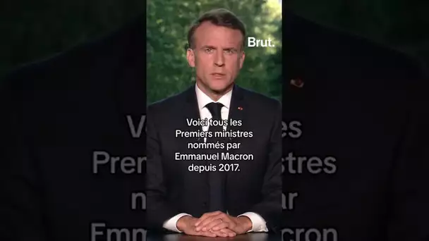 Voici tous les Premiers ministres nommés par Emmanuel Macron depuis 2017