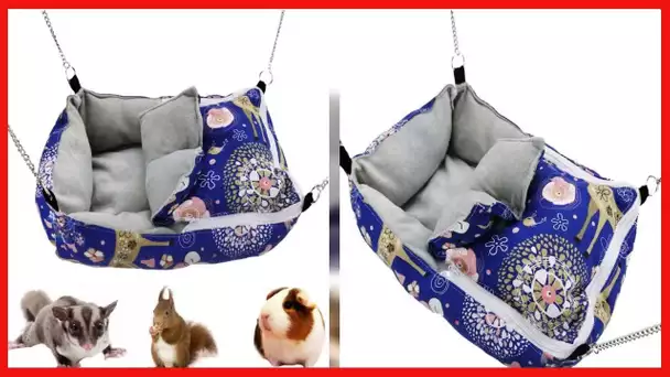 Winter Warm Guinea Pig Rabbit Hedgehog Bed Sugar Glider Squirrel Hamster Hanging Cave Bed Snuggle