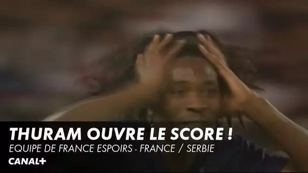 Khéphren Thuram ouvre le score pour les espoirs - France / Serbie