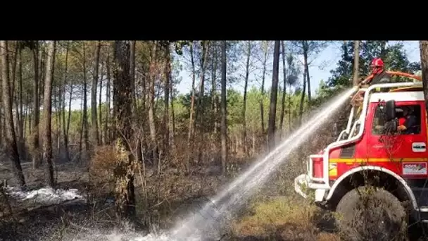 Incendie en France : le feu près de Saumos en Gironde "contenu"