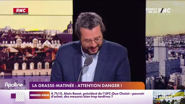 La grasse matinée est un danger