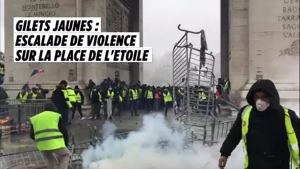 Gilets jaunes : escalade de violence sur la place de l&#039;Etoile