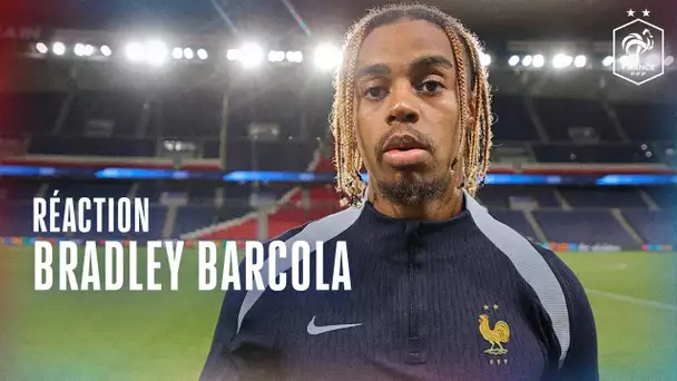 Réaction de Bradley Barcola au Parc des Princes