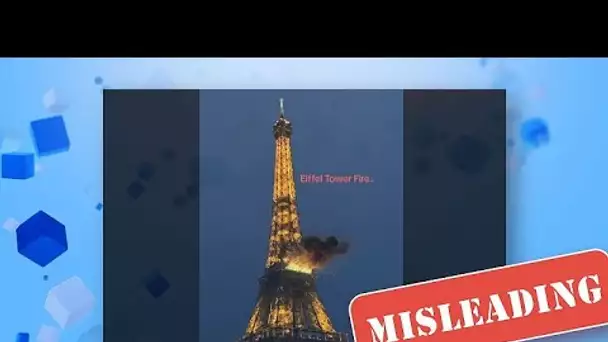 The Cube : la Tour Eiffel a t-elle pris feu?