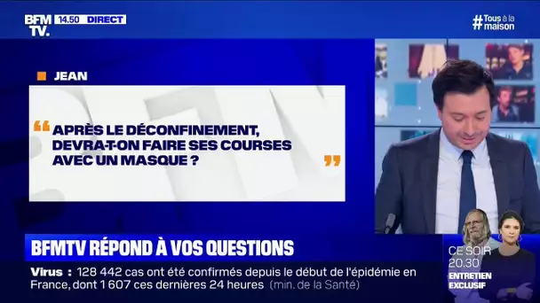 Après le déconfinement, devra-t-on faire ses courses avec un masque?  BFMTV répond à vos questions