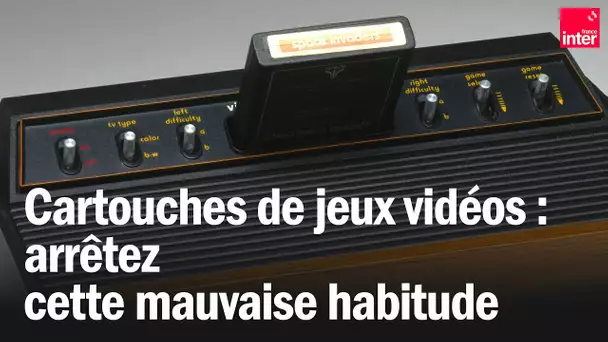 Cartouches de jeux vidéo : ne soufflez pas dedans !