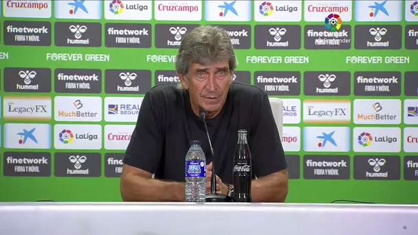 Rueda de prensa Real Betis vs Elche CF