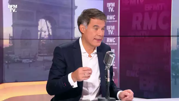 Olivier Faure face à Jean-Jacques Bourdin en direct