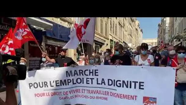 Marseille : Manifestation intersyndicale