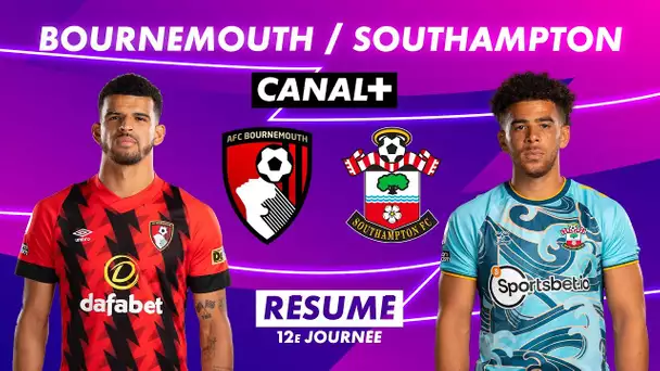 Le résumé de Bournemouth / Southampton - Premier League 2022-23 (12ème journée)