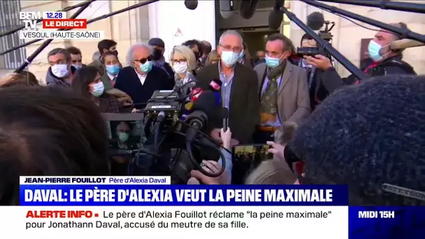 "Colère, rancœur, un moment très très difficile": Le père d'Alexia Daval évoque son témoignage