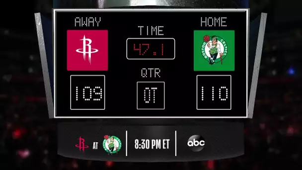 Rockets @ Celtics LIVE Scoreboard - Join the conversation & catch all the action on ABC!