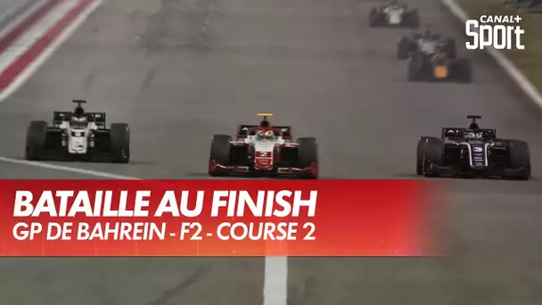 Grosse bataille dans le dernier tour en F2 - GP de Barheïn