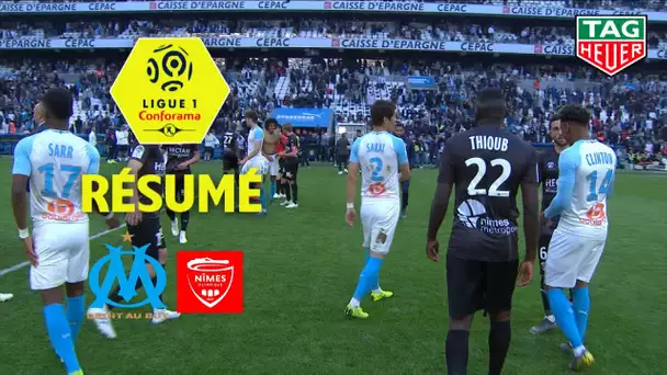 Olympique de Marseille - Nîmes Olympique ( 2-1 ) - Résumé - (OM - NIMES) / 2018-19