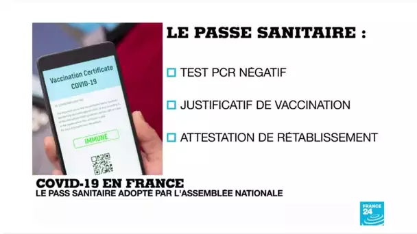 Covid-19 en France : le pass sanitaire adopté par l'Assemblée nationale