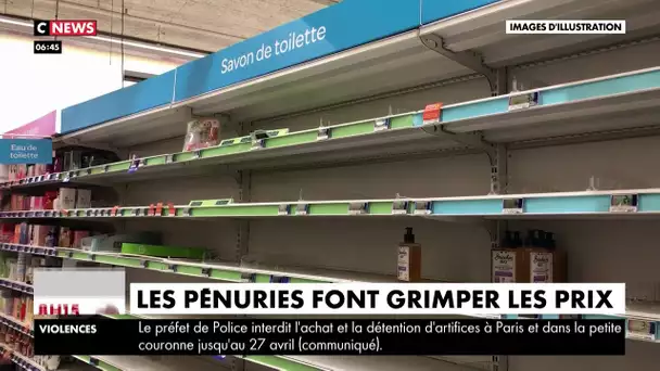 Les pénuries font grimper les prix