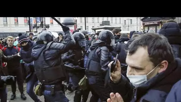 Russie : manifestations (et arrestations) massives en faveur de l'opposant Alexeï Navalny