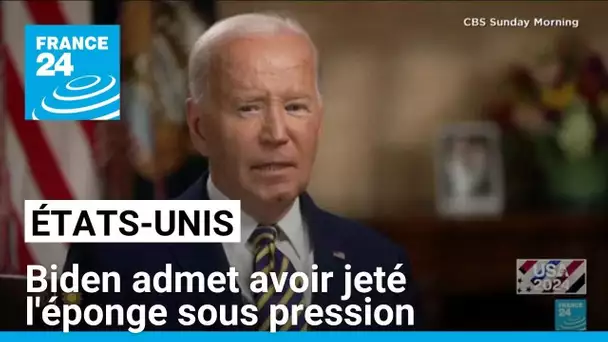 Joe Biden admet avoir jeté l'éponge sous pression de son camp démocrate • FRANCE 24