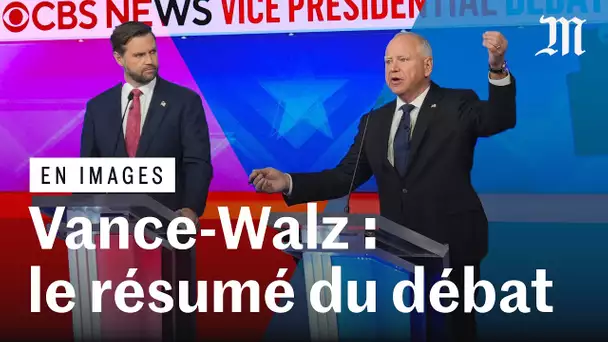 Le résumé du débat entre J. D. Vance et Tim Walz, candidats à la vice-présidence américaine