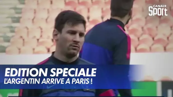 Lionel Messi arrive à Paris !