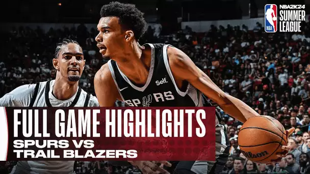 SPURS vs TRAIL BLAZERS | NBA SUMMER LEAGUE | FULL GAME HIGHLIGHTS