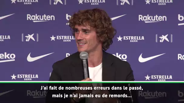 🇪🇸 Barcelone  🗨️ Griezmann : "J'ai fait des erreurs, mais je n'ai rien à me reprocher"