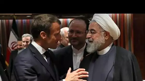 Macron appelle Rohani à renouer le dialogue avec les Américains, en marge de l'AG de l'ONU