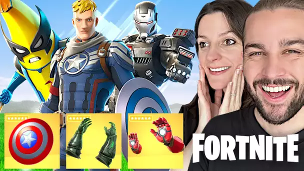 SAISON 4 MARVEL FORTNITE : ON ACHETE LE PASSE DE COMBAT !