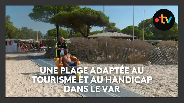 Une plage adaptée au tourisme et au handicap dans le Var