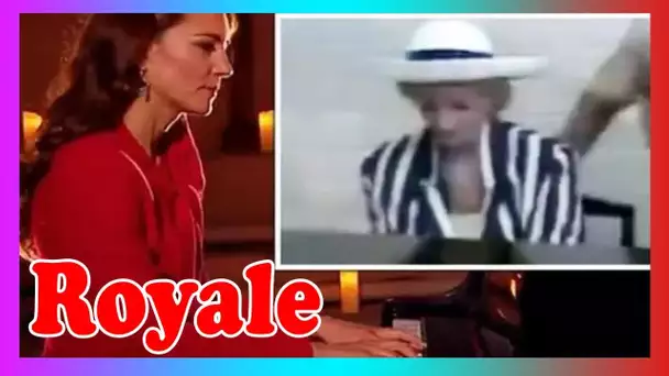 'Diana serait si fière' Kate a canalisé royal alors qu'un clip performance impromptue refait surface