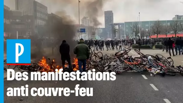 Pays-Bas : des heurts lors de rassemblements contre le couvre-feu