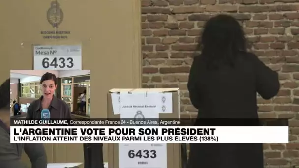 L'Argentine vote pour élire son président, un scrutin à forts enjeux • FRANCE 24