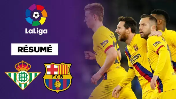 Résumé : Victoire renversante du FC Barcelone contre le Real Betis !