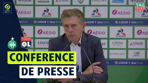 Conférence de presse AS SAINT-ÉTIENNE - OLYMPIQUE LYONNAIS (0-5)  / 2020/2021