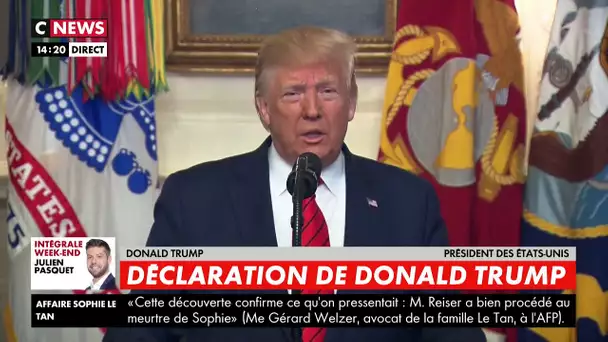 Donald Trump : «Abou Bakr al-Baghdadi est mort»