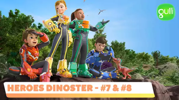 HEROES DINOSTER 🤖🦕 Danse avec les dinosaures + En route pour la vallée verte (Ep 7 et 8) ✨ GULLI M6+