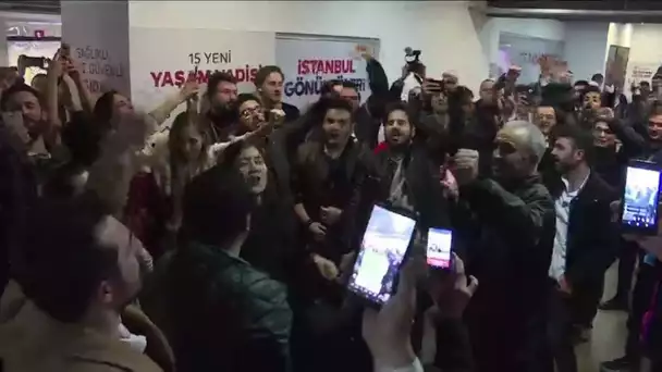 Large victoire pour Ekrem Imamoglu qui devance de 800 000 voix le candidat de l'AKP