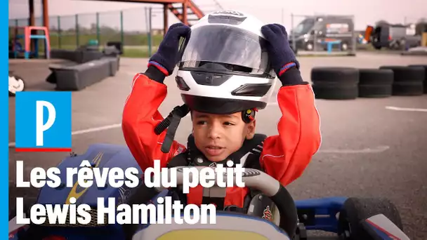 Amine, 5 ans, petit phénomène du kart, roule grâce aux sacrifices de son père