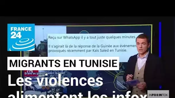 Tunisie : Les violences contre les migrants alimentent les infox • FRANCE 24