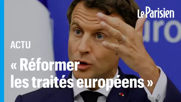 Emmanuel Macron pour une révision des traités de l'Union européenne