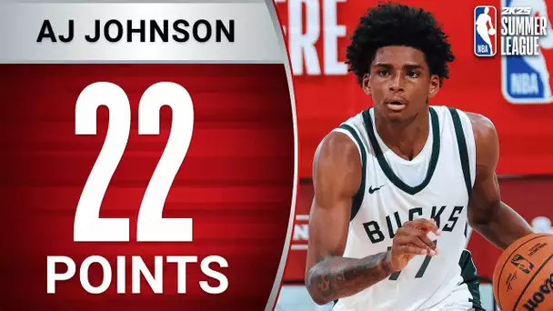 No. 23 Overall Pick AJ Johnson SHINES In Summer League! 👏