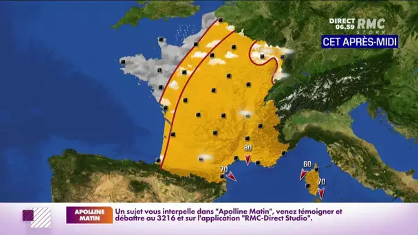 Météo : les températures sont en baisse