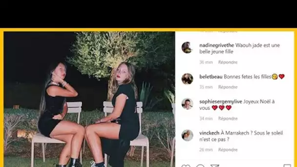 Jade Hallyday partage une photo de son Noël à Marrakech avec la fille de Pascal Balland